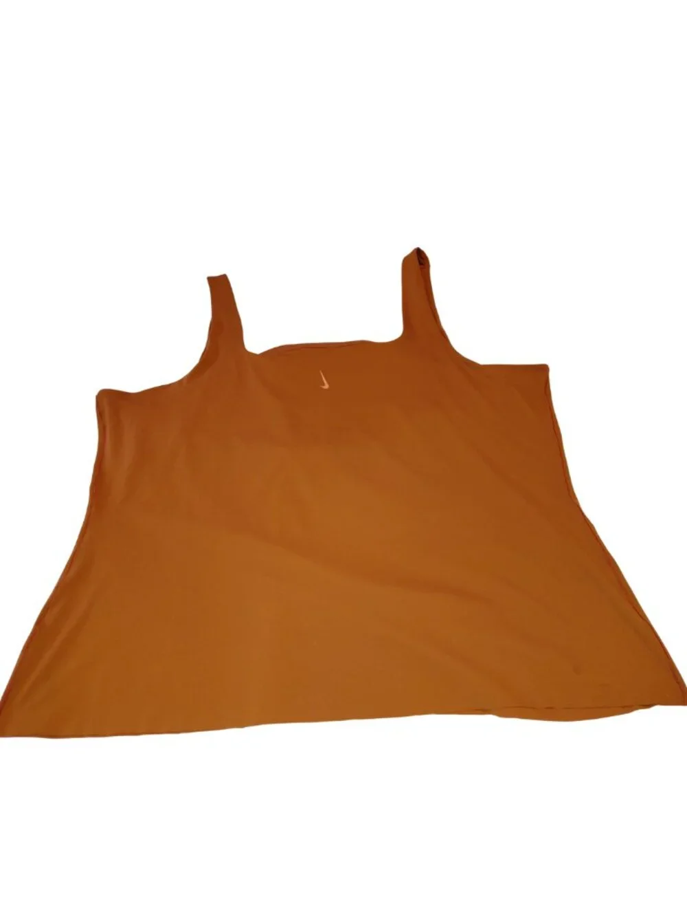 Nike Dri-Fit Yoga Luxe Built-in Shelf Bra Tank Top Burnt Orange Women's Size 3X